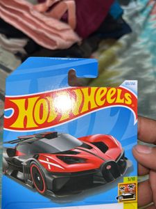 HOT WHEELS BUGATTI BOLIDE RED - EXOTICS RARE