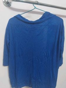 Blue Open Front Cardigan For Toddler