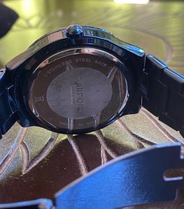 Metallic Blue Wrist Watch