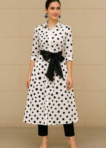 Black & White Polka Dot Dress