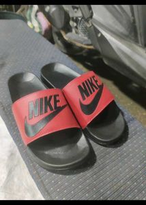 Nike Slides - Red and Black