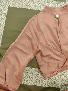 Elegant Pink Blouse worn only once