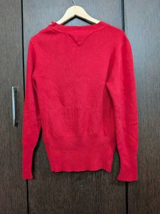 Tommy Hilfiger Red Knit Sweater