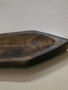 Wood Boat Shape Incense Holder