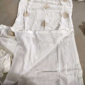🥰White Silk Suit💥