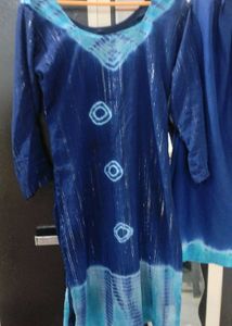Navy Blue Kurta Set