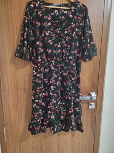 Black Ruffle Dress