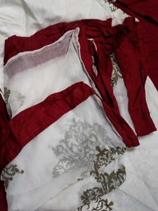 Jaipuri Block printed Pant and Dupatta Solid Kurta
