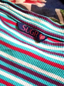 Striped Cropped Tee