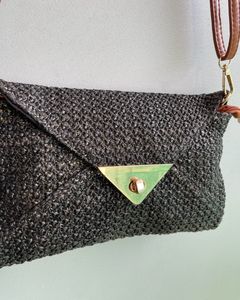 Premium Quality Envelope Straw Sling Bag