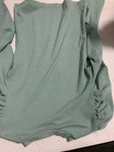 Shein Ribbed Full Sleeves Top