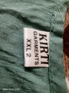Embroidered Green Kurta