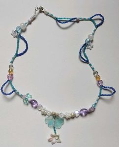 Handmade mermaid core aesthetic necklace.
