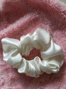 White Scrunchie