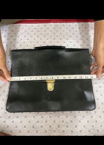 Original Leather Fire Tested Laptop Cum Office Bag