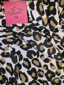 A Beautiful Leapord Print Elastic Lower