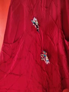 Maroon Maxi Dress with Pockets