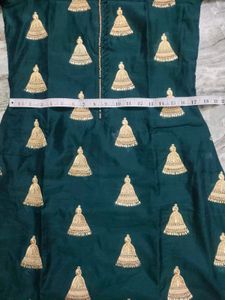 Green Kurta Set With Dupatta