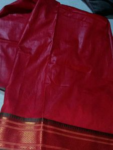 Red Shimmer Fabric