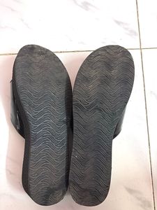 Glossy Platform Sandals
