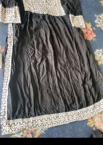 💯✨❣️ Embroieded beautiful black kurti ❤️❣️