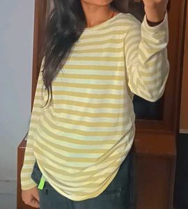 Striped Long Sleeve Top