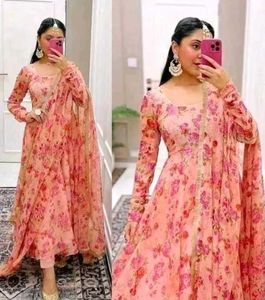 Floral Ethnic Gown