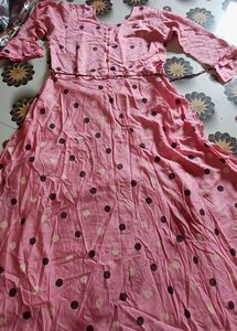BABY PINK ETHNIC GOWN