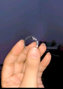 Pure Silver Leaf Heart Cute Ring, 💍😍🤩
