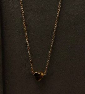 Sweet Gold Heart Necklace