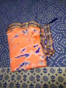 Women Party Wear Tie Die Dupata 2 Colours