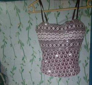 Embellished Crop Top