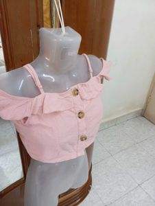 Cute Pink Crop Top