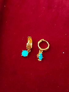 Colorful Gemstone Drop Earrings - New