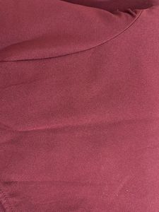 Burgundy Co-ord Set with Flare Sleeves