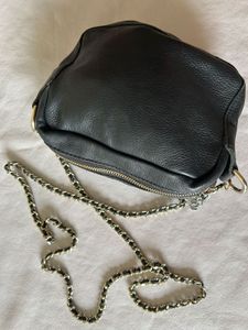 Black Chain Crossbody Bag