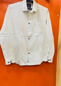 INDIGO NATION WHITE SHIRT (SIZE-40)