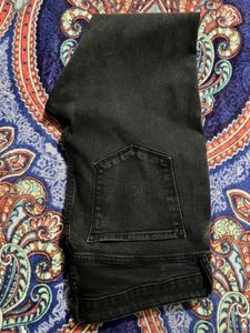 Unisex Old Nevy Black Jeans