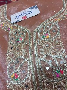Embroidered Suit Material