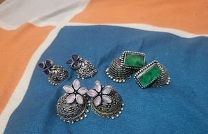 Jhumka Earrings Set