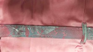 Elegant Pink Satin Dress