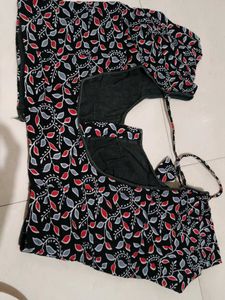 Printed lehenga blouse