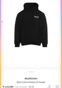Balenciaga Black Political Campaign Hoodie