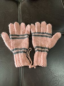 Combo Of Cute Woollen Gloves And Socks