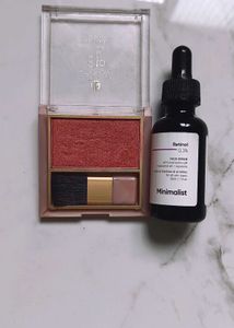 Minimalist Retinol Serum + Lakme Blusher