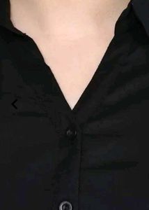 Classic Black Button-Up Shirt