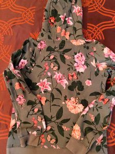 Floral Hoodie - Make New Memories