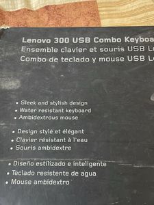 Lenovo Keyboard &amp; Mouse