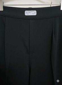 Elegant Black Straight Leg Pants