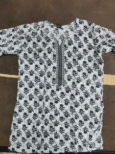 Floral Print Kurta